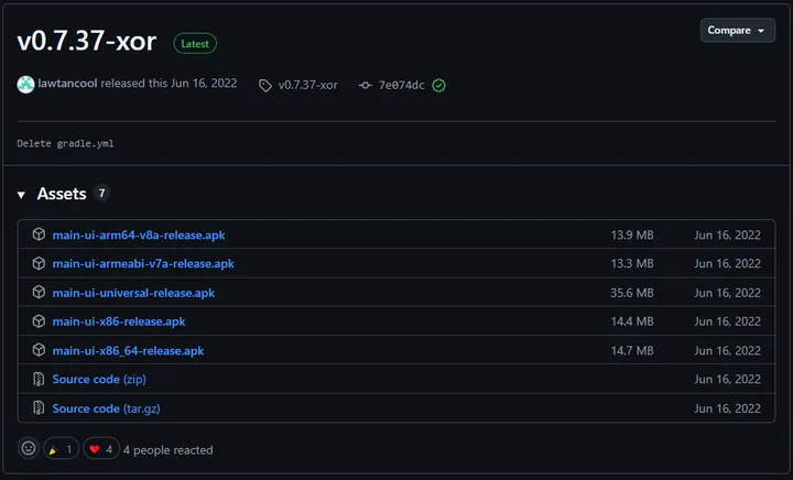 OpenVPN Scramble (XOR) for Android — You can download the app here: https://github.com/lawtancool/ics-openvpn-xor/releases