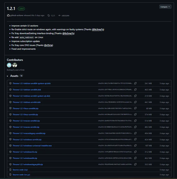 Throne for Windows — You can download the Throne app here: https://github.com/throneproj/Throne/releases. Choose the latest…